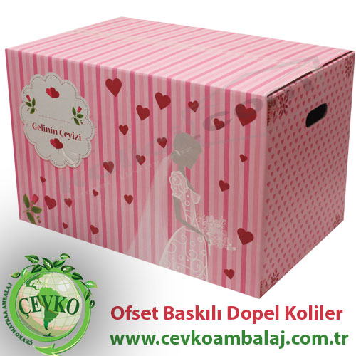 Ofset Baskılı Dopel Koliler çevko ambalaj