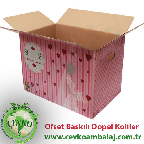 Ofset Baskılı Dopel Koliler çevko ambalaj