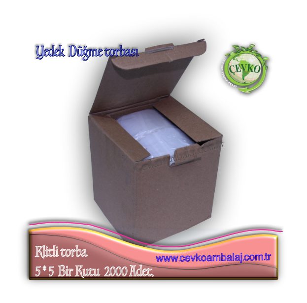 Delikli kilitli yedek düğme torbası şeffaf polietilen ziplock poşet - Cevko Ambalaj