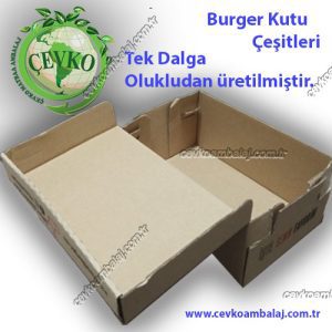 burger kutu çeşitleri çevko matbaa ambalaj ofset baskı özel tasatım logolu burger kutusu
