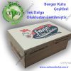 burger kutu çeşitleri çevko matbaa ambalaj ofset baskı özel tasatım logolu burger kutusu