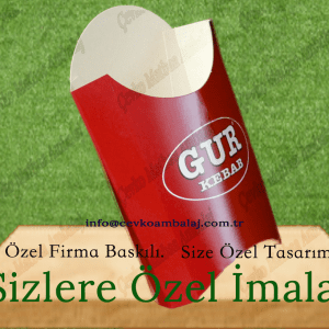Patates cips külahı kutular çevko matbaa ambalaj