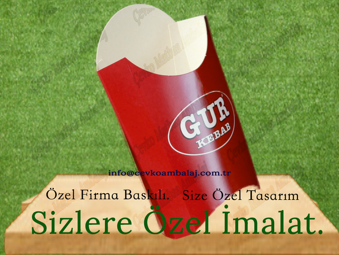 Patates cips külahı kutular çevko matbaa ambalaj