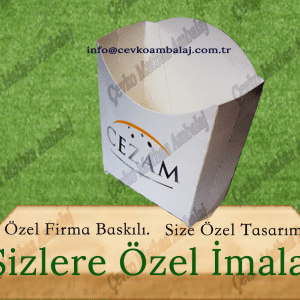 Patates cips külahı kutular çevko matbaa ambalaj