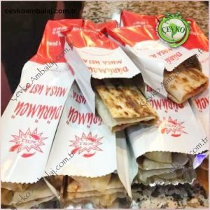 İçi Folyolu Özel Baskılı Dürüm Pide Kese Kağıdı