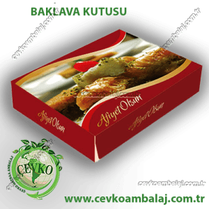 Baklava ve Kuru Pasta Kutusu