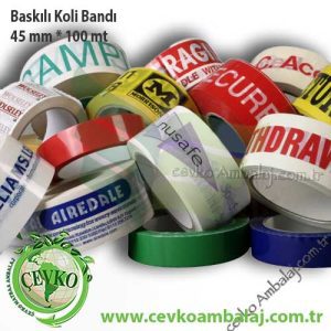 Baskılı Koli Bandı ÜRETİMİ Çevko Matbaa Ambalaj