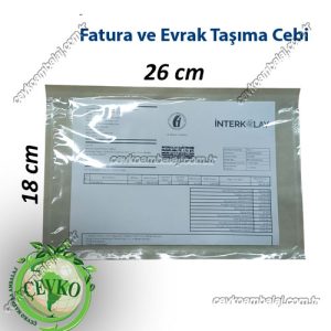 Fatura ve Evrak Taşıma Cebi ÇEVKO MATBAA AMBALAJ