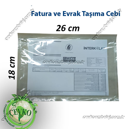 Fatura ve Evrak Taşıma Cebi ÇEVKO MATBAA AMBALAJ