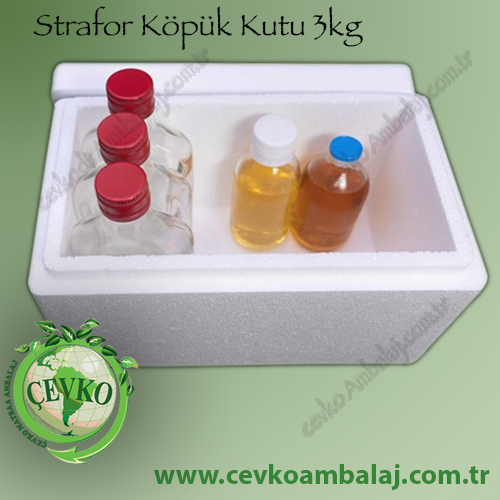 Strafor Köpük Kutu 3kg ÇEVKO AMBALAJ
