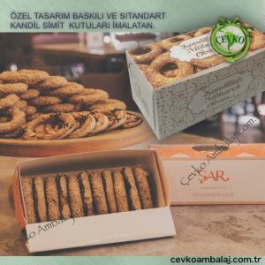 Çevko Ambalaj’ın Kandil Simit Kutuları, taze simitlerinizin hijyenik ve estetik bir şekilde sunulmasını sağlar. Çevre dostu malzemeler ile üretilmiştir ve özelleştirilmiş baskı seçenekleri mevcuttur. Ürün Etiket Kelimeleri