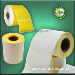 Baskısız Termal Etiketler: Kendi ihtiyaçlarınıza göre yazdırabileceğiniz, esnek ve dayanıklı malzemeden üretilmiş baskısız etiketler.
