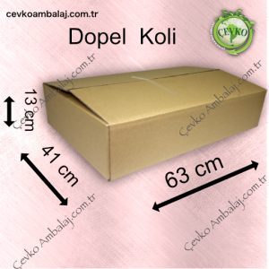 %100 saf elyaf Kraft Dopel koli. Çift oluklu, ağır yük taşıma ve nem dayanımı yüksek ambalaj kutusu.