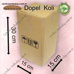 %100 saf elyaf Kraft Dopel koli. Çift oluklu, ağır yük taşıma ve nem dayanımı yüksek ambalaj kutusu.