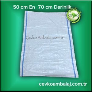 Dayanıklı beyaz PP polipropilen dokuma çuval - Cevko Ambalaj