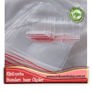 Polietilen kilitli torba şeffaf ziplock poşet dayanıklı ambalaj - Cevko Ambalaj