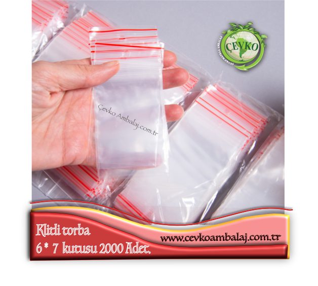 Polietilen kilitli torba şeffaf ziplock poşet dayanıklı ambalaj - Cevko Ambalaj