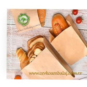 Sapsız kraft çanta dip körüklü kese kağıdı doğa dostu - Cevko Ambalaj