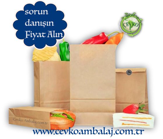 Sapsız kraft çanta dip körüklü kese kağıdı doğa dostu - Cevko Ambalaj
