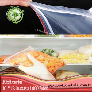 10x12 cm polietilen kilitli torba şeffaf ziplock poşet - Cevko Ambalaj