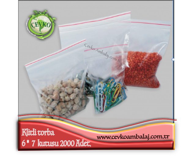 Polietilen kilitli torba şeffaf ziplock poşet dayanıklı ambalaj - Cevko Ambalaj