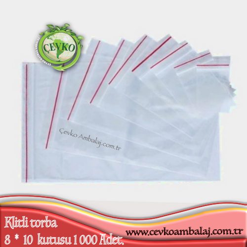 Kilitli Torba 8 cm * 10 cm - Görsel 7