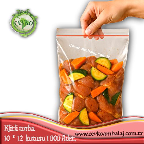 10x12 cm polietilen kilitli torba şeffaf ziplock poşet - Cevko Ambalaj